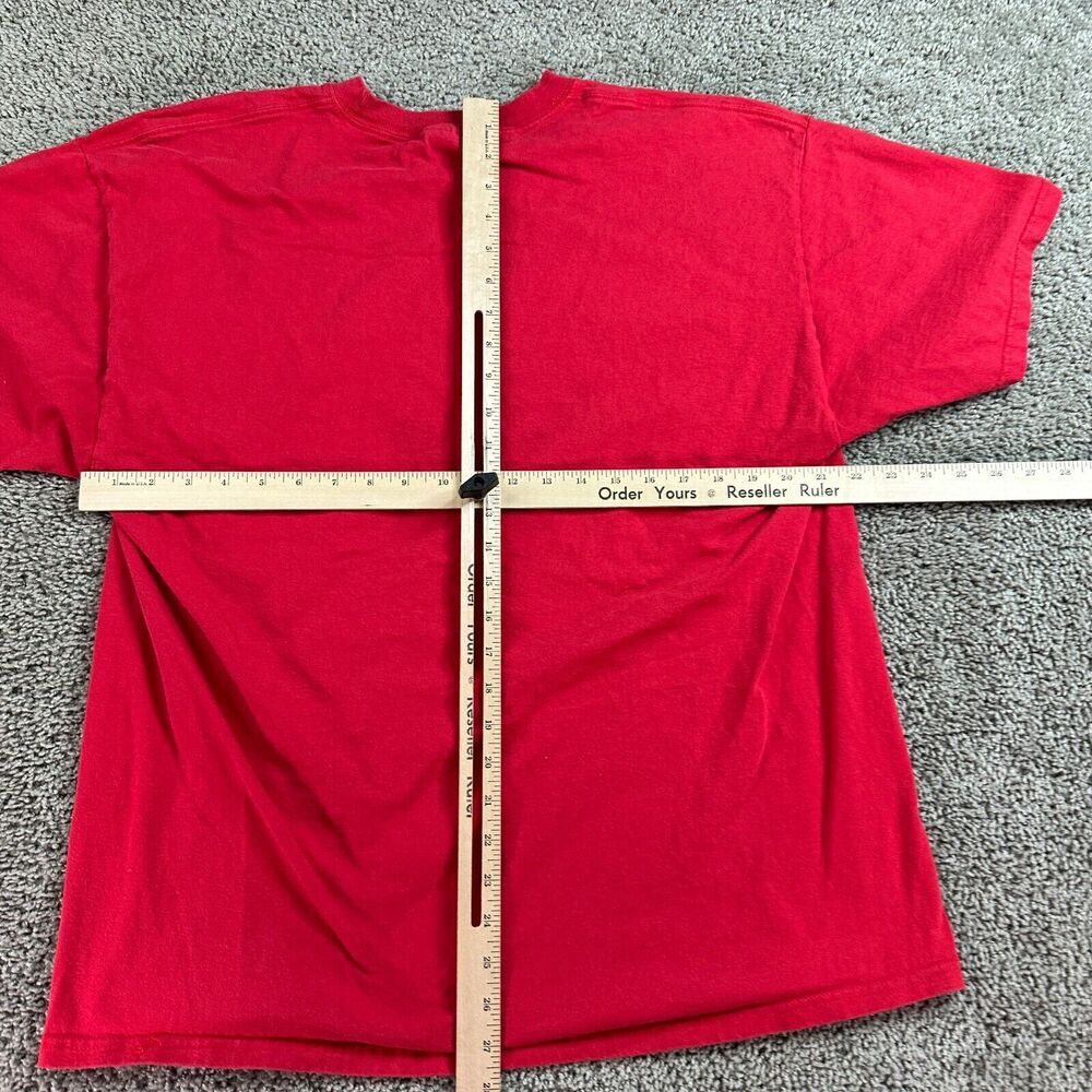 Coca Cola Shirt Mens Extra Large Red White Short Sleeve Soda FLAW - Picture 5 of 8